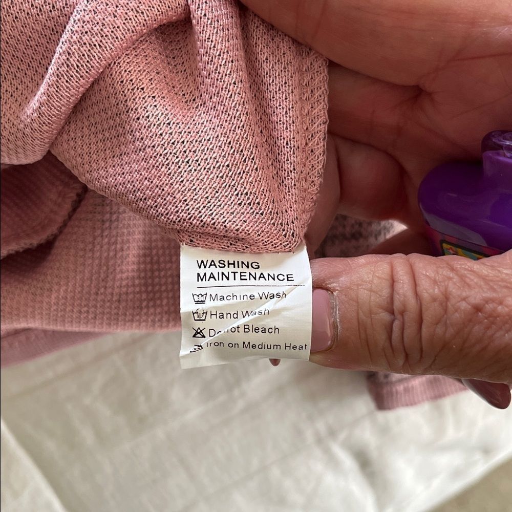 Pink Quarter-Zip Pullover - Picture 5 of 6